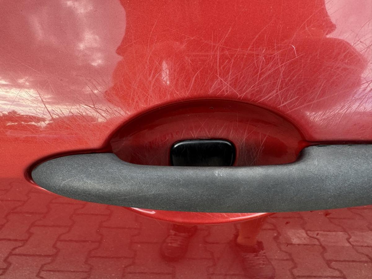 Renault Clio 3 original T&uuml;r vorn links TEB76 red of fire 3-T&uuml;rer Rohbau Bj.2005